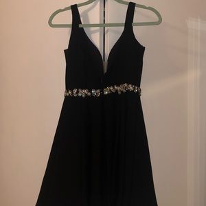 Formal black dress